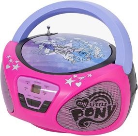 img 2 attached to My Little Pony CD Boombox Player: Pink 56357-PNK - Music Galore for Little Pony Lovers