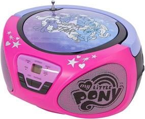 img 3 attached to My Little Pony CD Boombox Player: Pink 56357-PNK - Music Galore for Little Pony Lovers