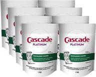 🧼 cascade platinum dishwasher cleaner pods fresh scent, 8 pack - get sparkling clean dishes! logo