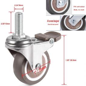 img 2 attached to Skelang Threaded Casters: Enhanced Replacement Capacity for Maximum Performance