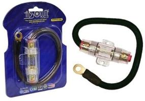 img 4 attached to Premium Black 4 Gauge Power Cable and In-Line Fuse Kit by Absolute AGHPKG4BK