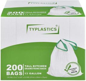 img 3 attached to TYPLASTICS Kitchen Drawstring Trash Gallon Household Supplies