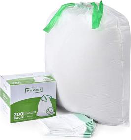 img 4 attached to TYPLASTICS Kitchen Drawstring Trash Gallon Household Supplies