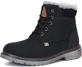 img 4 attached to 👞 Mishansha Winter-Resistant Outdoor Boys' Shoes for Challenging Weather