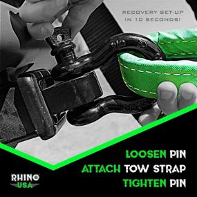 img 1 attached to Rhino USA Heavy-Duty Recovery Gear Combos (30&#39