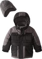 rothschild little puffer jacket black logo