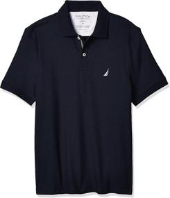 img 4 attached to 👕 Nautica Classic Sleeve Anchor Heather: Timeless Men's Clothing for Effortless Style