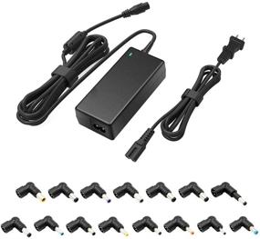 img 4 attached to Belker Universal 65w 45w Laptop Charger: Compatible with Dell, HP, Asus, Lenovo, Acer, Toshiba, Samsung, Sony, Compaq, Fujitsu, LG, JBL, Gateway Notebooks, Chromebooks, Ultrabooks - AC Adapter Power Supply Cord