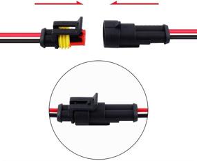 img 1 attached to 🔌 Прочный и водонепроницаемый разъем MUYI с 1,5 мм клеммой - высокопроизводительный водонепроницаемый терминал для различных приложений.