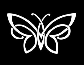 img 1 attached to NI143 Celtic Butterfly Sticker Premium