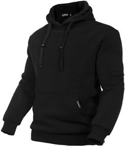 img 4 attached to 👕 Eylhot Heavyweight Grey Hoodies Sweatshirts for Gym and Active Men's Clothing