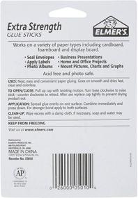 img 1 attached to 🔥 Elmer's E5010 Extra Strength Glue Sticks 0.28 Ounces, 4 Count: High Power Adhesive for All Projects