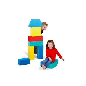 img 1 attached to 🧱 Edushape Giant Blocks 16 Piece: Limitless Building Fun for Kids