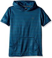 hurley short sleeve hooded pullover: trendy boys' fashion hoodies & sweatshirts logo