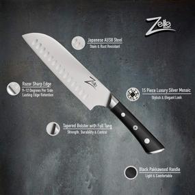 img 3 attached to Нож Santoku Zelite Infinity дюймов для кухни и столовой