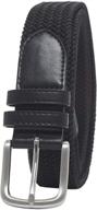 amazon essentials stretch woven braid men's accessories in belts logo