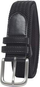 img 4 attached to Amazon Essentials Stretch Woven Braid Men's Accessories in Belts