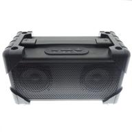 🔊 black vivitar v143bt-blk retro boom box bluetooth speaker logo