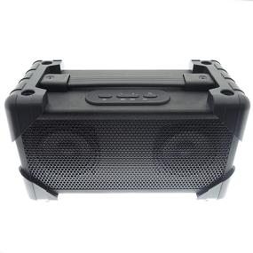 img 4 attached to 🔊 Black Vivitar V143BT-BLK Retro Boom Box Bluetooth Speaker