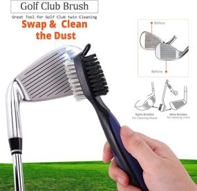 img 3 attached to 🏌️ Enhance Your Golfing Performance with SportsGenics Golf Brush and Groove Sharpener Set - Boost Your Swing with Clean Clubs and Sharp Grooves - Complete Golf Cleaning Kit and Accessories Pack (Pack of 2)