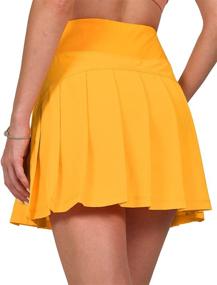 img 4 attached to 🏌️ Fancyskin Women's Golf Pleated Tennis Skort Mini Athletic Skirts with Ball Pockets for Training" - Optimized Product Name: "Fancyskin Women's Golf Pleated Tennis Skort with Ball Pockets for Training - Athletic Mini Skirts