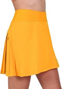 img 1 attached to 🏌️ Fancyskin Women's Golf Pleated Tennis Skort Mini Athletic Skirts with Ball Pockets for Training" - Optimized Product Name: "Fancyskin Women's Golf Pleated Tennis Skort with Ball Pockets for Training - Athletic Mini Skirts