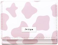 💼 tri-fold wallet with pocket holder and window for women's handbags and wallets logo