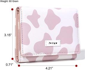 img 3 attached to 💼 Tri-fold Wallet with Pocket Holder and Window for Women's Handbags and Wallets