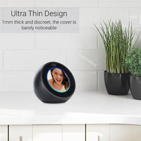 img 2 attached to 📷 Olixar Camera Cover for Amazon Echo Spot - Protect Your Privacy - 3 Pack, Compatible with Laptops, Tablets & Smartphones - Black