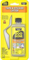 🍊 goo gone sticker lifter: powerful citrus adhesive and sticker remover - 2oz size, removes stickers, tape, labels, decals, tags, and gum logo