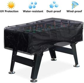 img 3 attached to 🌊 Waterproof Foosball Table Cover - Outdoor/Indoor UV Resistant Protection - 64x45x19 inches (LxWxH)