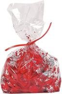 optimized search: fun express - halloween bloody cello bag (dz) - 12 pieces of party supplies in cellophane bags logo