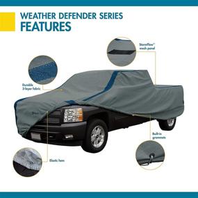 img 1 attached to 🌧️ Duck Covers Weather Defender Truck Cover: StormFlow, Стандартный кузов, LWB до 19'11" длиной - Всесторонняя защита для вашего автомобиля