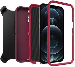 img 2 attached to OtterBox Defender Series SCREENLESS Edition Case For IPhone 12 Pro Max - Berry Potion (Raspberry Wine/Boysenberry)