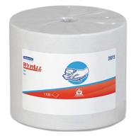 🧻 wypall x50 disposable cloths (35015): strong, extended use jumbo roll, 1,100 white sheets logo