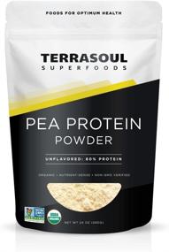 img 4 attached to 🌱 Terrasoul Superfoods Organic Pea Protein: Unflavored with a Smooth Texture, 1.5 Pounds - Highly Nutritious and Pure Plant-Based Protein Powder