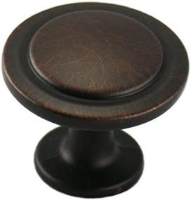 img 2 attached to Cosmas 5560ORB Oil Rubbed Bronze Cabinet Hardware Round Knob - 1-1/4" Diameter, 10-Pack for Stylish and Durable Cabinets