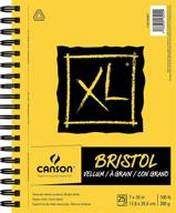🎨 canson xl series vellum bristol paper in yellow/black - premium quality for artists and designers logo