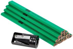 img 3 attached to 📏 OX Tools 10-пачка столярных карандашей с точилкой - высококачественный и прочный набор из 10 карандашей (OX-T023010)