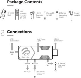 img 1 attached to 📺 BuzzTV ST4000 Vidstick Android Stick - Android 9.0, 4K Ultra HD, Internet TV, 2GB RAM, 16GB HDMI