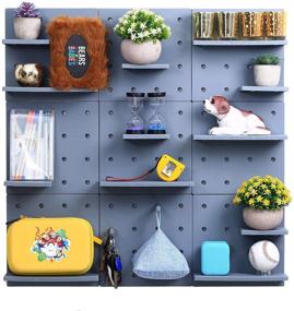 img 4 attached to 🔧 Enhanced Functionality Pegboard Organizer Décor with Easy Drilling Assembly