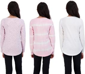 img 1 attached to 🌟 Star Ride T Shirt Multipack: Girls' Pink Fuchsia Antique Tops, Tees & Blouses Collection