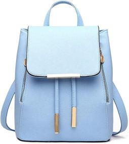 img 4 attached to Stylish Huabor Fashion Shoulder Rucksack Backpack: Ideal for Women's Handbags, Wallets, and Satchels