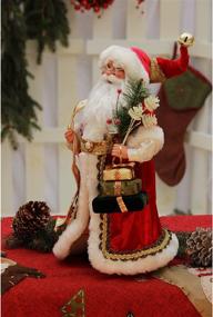 img 3 attached to 🎅 Windy Hill Collection 16-inch Standing Naughty or Nice Santa Claus Christmas Figurine Fig Decoration 416030, Name List