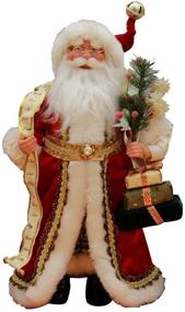 img 4 attached to 🎅 Windy Hill Collection 16-inch Standing Naughty or Nice Santa Claus Christmas Figurine Fig Decoration 416030, Name List
