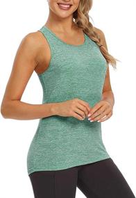 img 2 attached to 💪 Stylish and Functional: Mippo Backless Muscle Tank Tops for Women - Ideal Gym Clothes for Yoga, Workouts, and More!