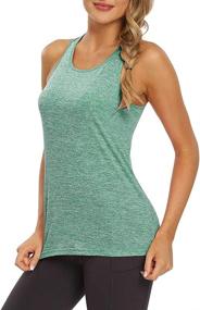 img 1 attached to 💪 Stylish and Functional: Mippo Backless Muscle Tank Tops for Women - Ideal Gym Clothes for Yoga, Workouts, and More!