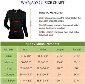 img 1 attached to 🏃 WANAYOU Women's Compression Shirt: Stay Dry, Run Longer with Long Sleeve Athletic T-Shirt