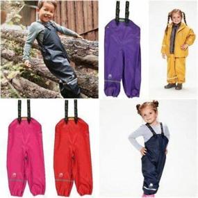 img 1 attached to 👶 CeLaVi Children's Reflective Waterproof Dungarees: Top-notch Boys' Clothing and Overalls for Optimum Visibility