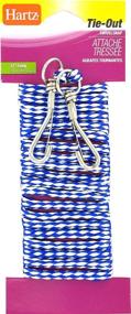 img 1 attached to 🐾 Top-Rated Hartz Braided Tie Out for Dogs - 12ft: Superior Quality and Reliability!